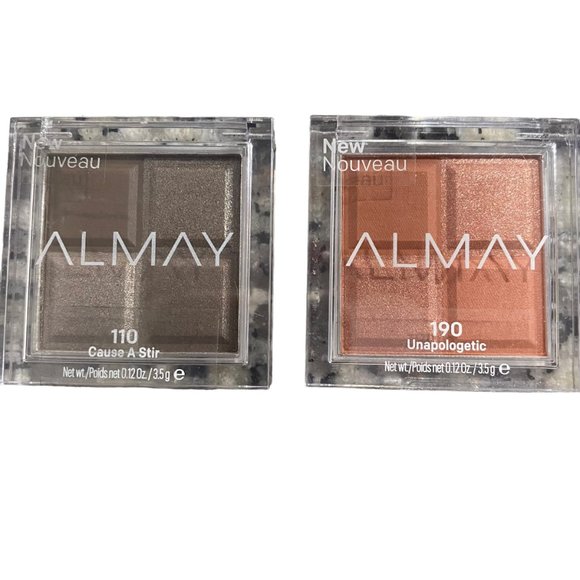 2 Kits Almay Shadow Squad eyeshadow 110 Cause of Stir & 190  Unapologetic - Picture 1 of 5